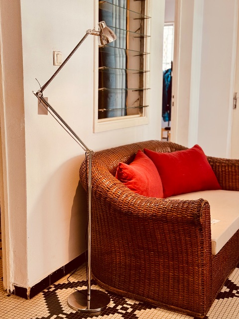 Lampadaire métal