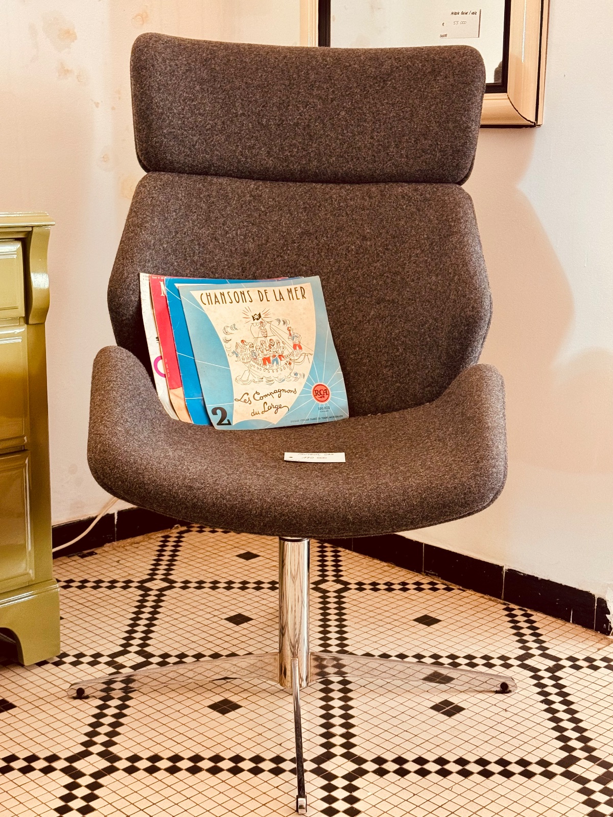 Fauteuil Gris